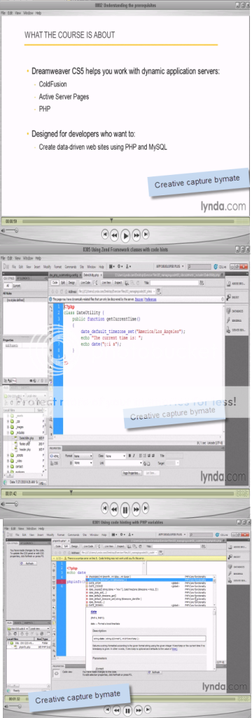 Lynda.com Dreamweaver CS5 With PHP and MySQL (1 cd)